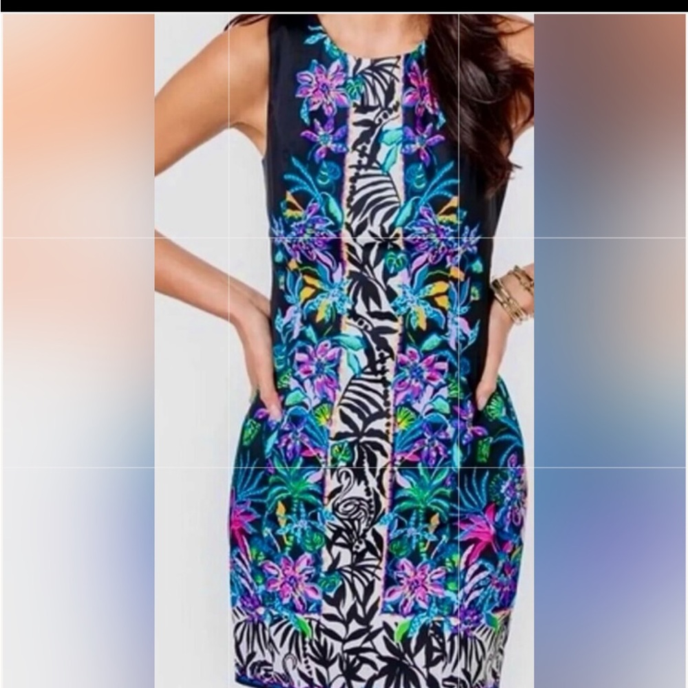 Lilly Pulitzer Mika stretch shift Onyx NWT Size 8